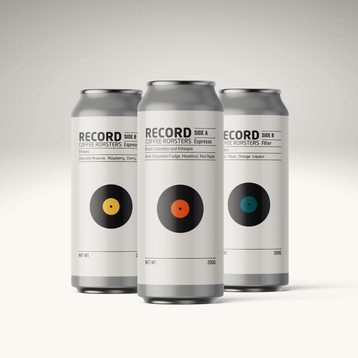 Mixed 4 pack of specialty coffee beans from Record Coffee Roasters, Margaret River